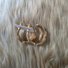 Pearl Glow Hoops Earrings Vintage Vibes Boutique