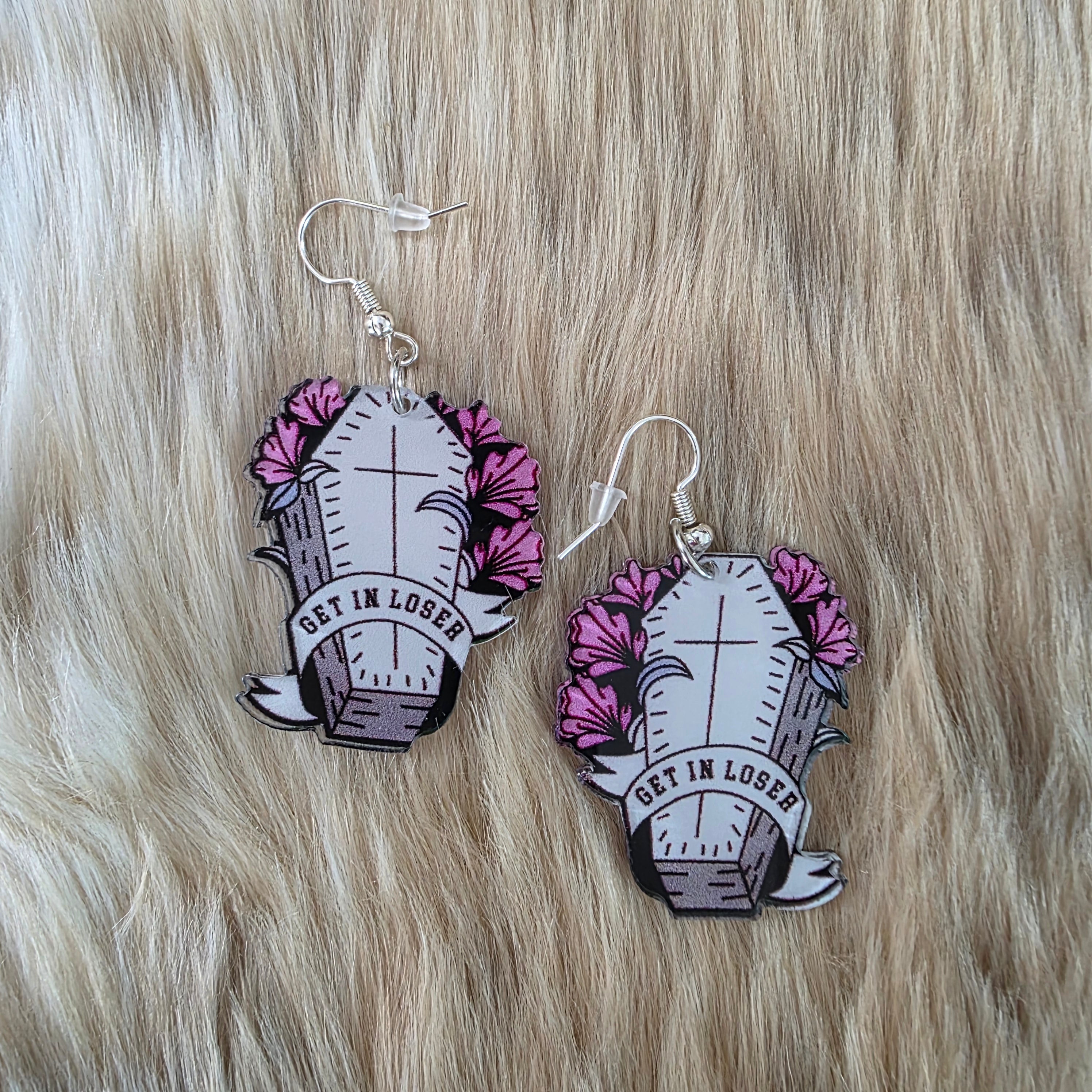 Loser Earrings Novelty Earrings Vintage Vibes Boutique