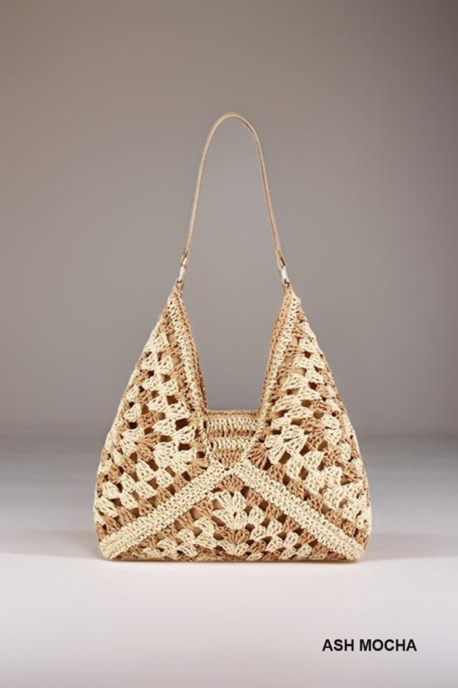 Woven Bucket Bag Zenana Tan