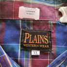 Plains Western Wear Vintage Pearl Snap Button Down  Vintage Vibes 607   