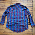 Plains Western Wear Vintage Pearl Snap Button Down  Vintage Vibes 607   