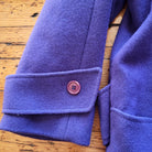 Miss Bobbie Vintage 1960s Wool Coat Blue  Vintage Vibes Boutique   