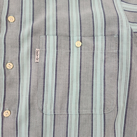 Levi's Silver Label Striped Button Down Size Large  Vintage Vibes 607   