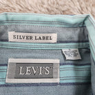 Levi's Silver Label Striped Button Down Size Large  Vintage Vibes 607   