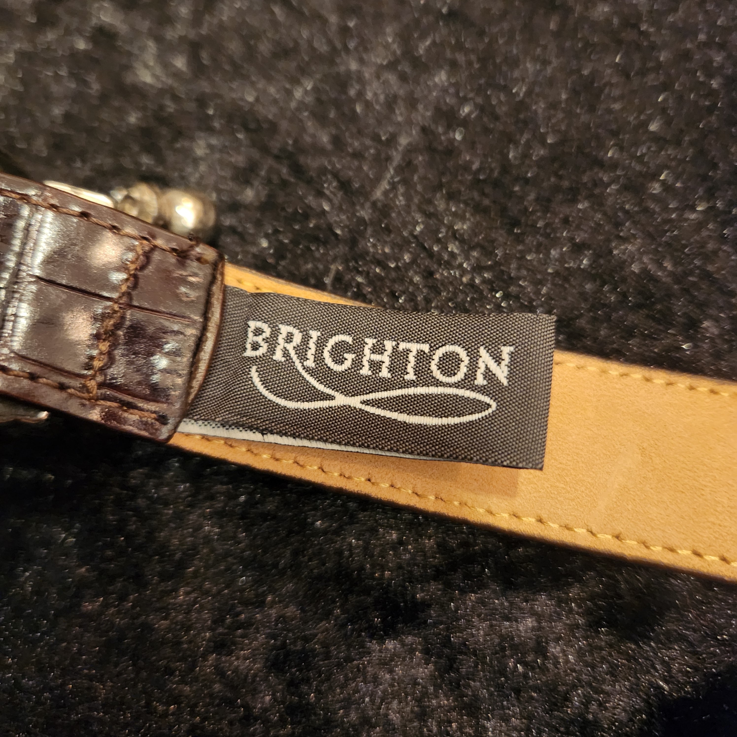 90s Brighton Brown Golf Belt