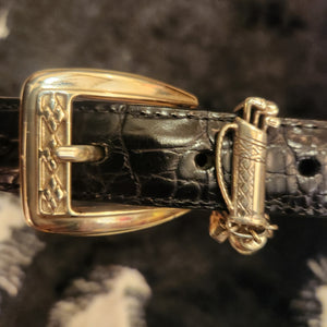 90s Brighton Black Golf Belt