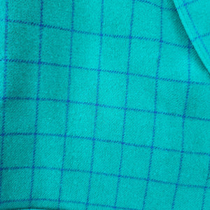 Miss Pendleton Vintage Green Plaid Blazer Jacket Size 8