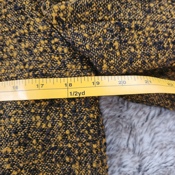 Cassis Vintage Pure Virgin Wool Blazer Jacket Mustard Yellow Size 8