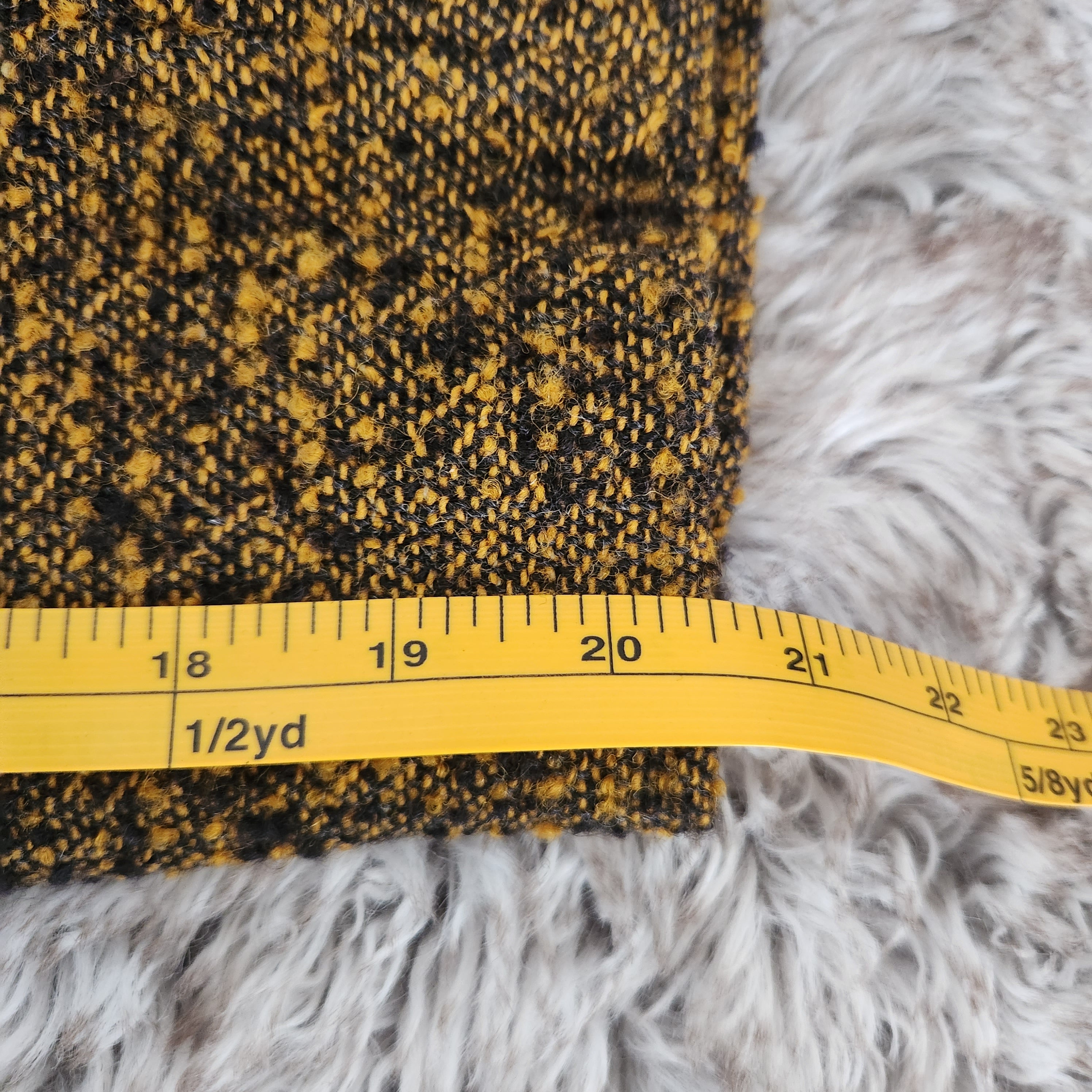 Cassis Vintage Pure Virgin Wool Blazer Jacket Mustard Yellow Size 8