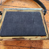 Vintage Black and Gold Hard Side Handbag