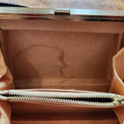 Vintage Black and Gold Hard Side Handbag  Vintage Vibes Boutique   