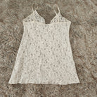 Cinema Etoile Vintage White Lace Lingerie Slip  Vintage Vibes Boutique   