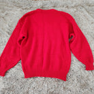 Jason Daniels Vintage Crewneck Knit Red Sweater Size XL  Vintage Vibes Boutique   