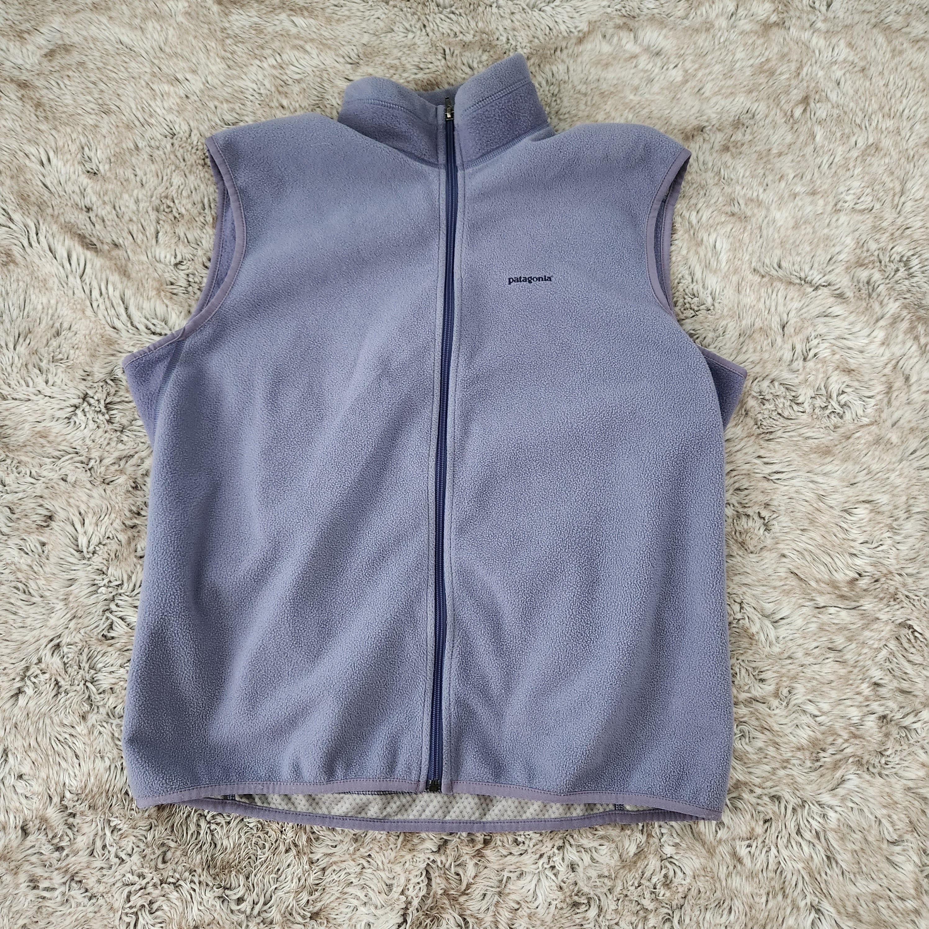 Vintage Patagonia Unisex Flyer Fleece Vest Jazz Blue Heather Size Large  Vintage Vibes Boutique   