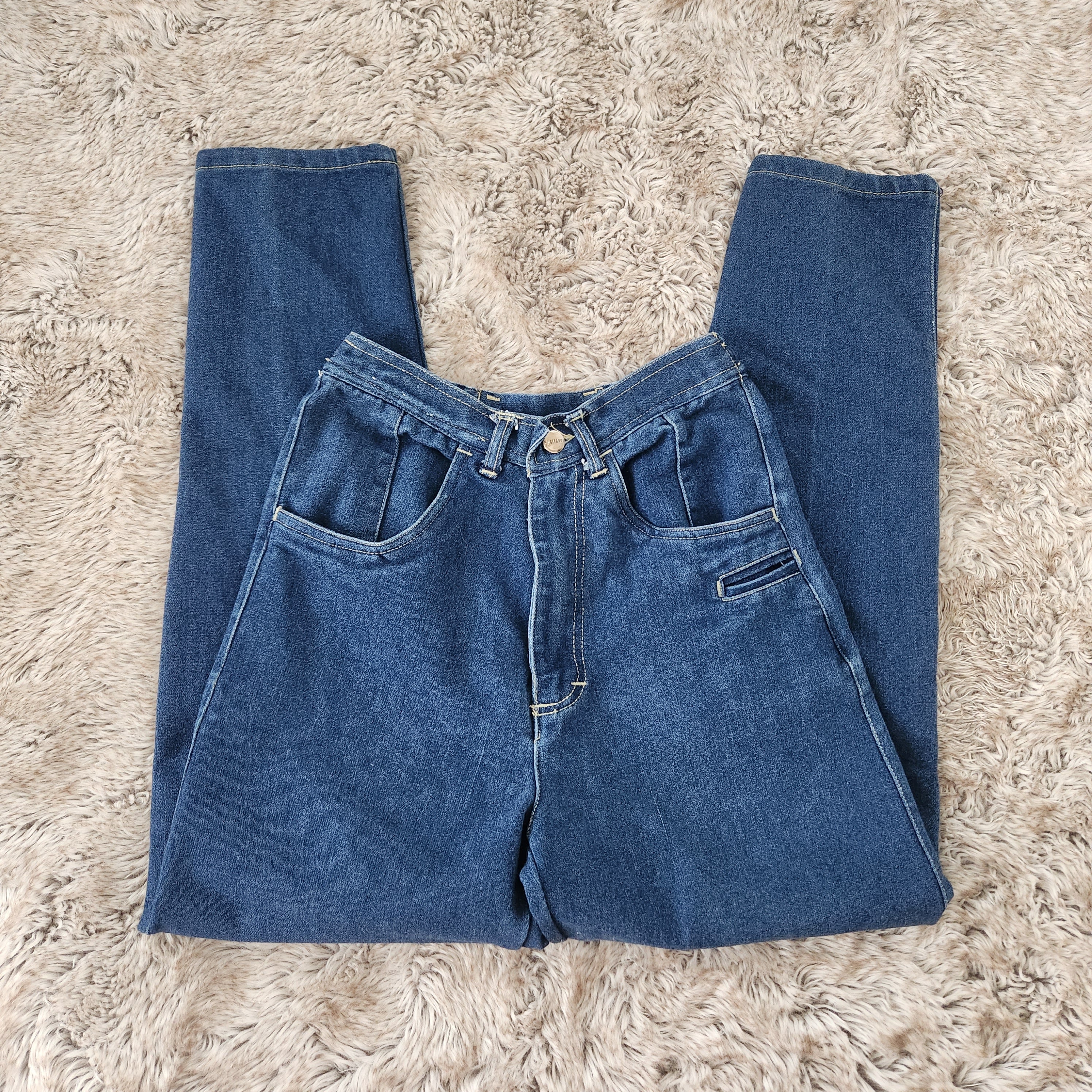 P.S. Gitano Vintage 1980s High Waisted Mom Jeans Size 8  Vintage Vibes Boutique   