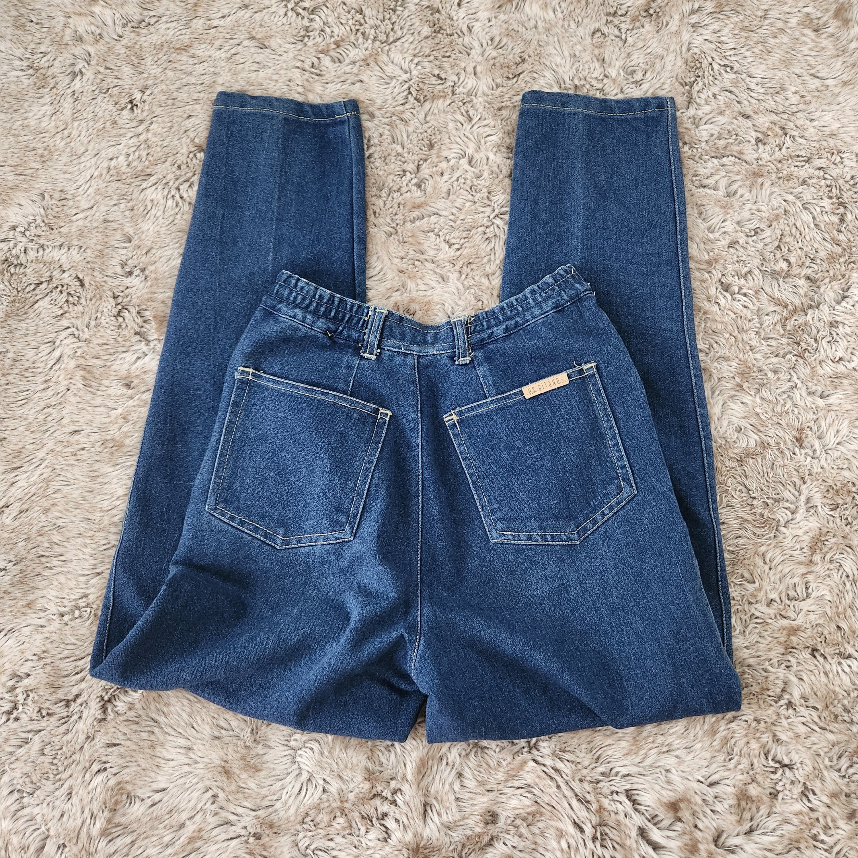 P.S. Gitano Vintage 1980s High Waisted Mom Jeans Size 8  Vintage Vibes Boutique   