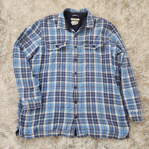 L.L. Bean Fleece-Lined Traditional Fit Flannel Shirt Size XL Tall