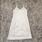 Sears Vintage Lingerie Slip White Adjustable Straps Size 36  Vintage Vibes Boutique   