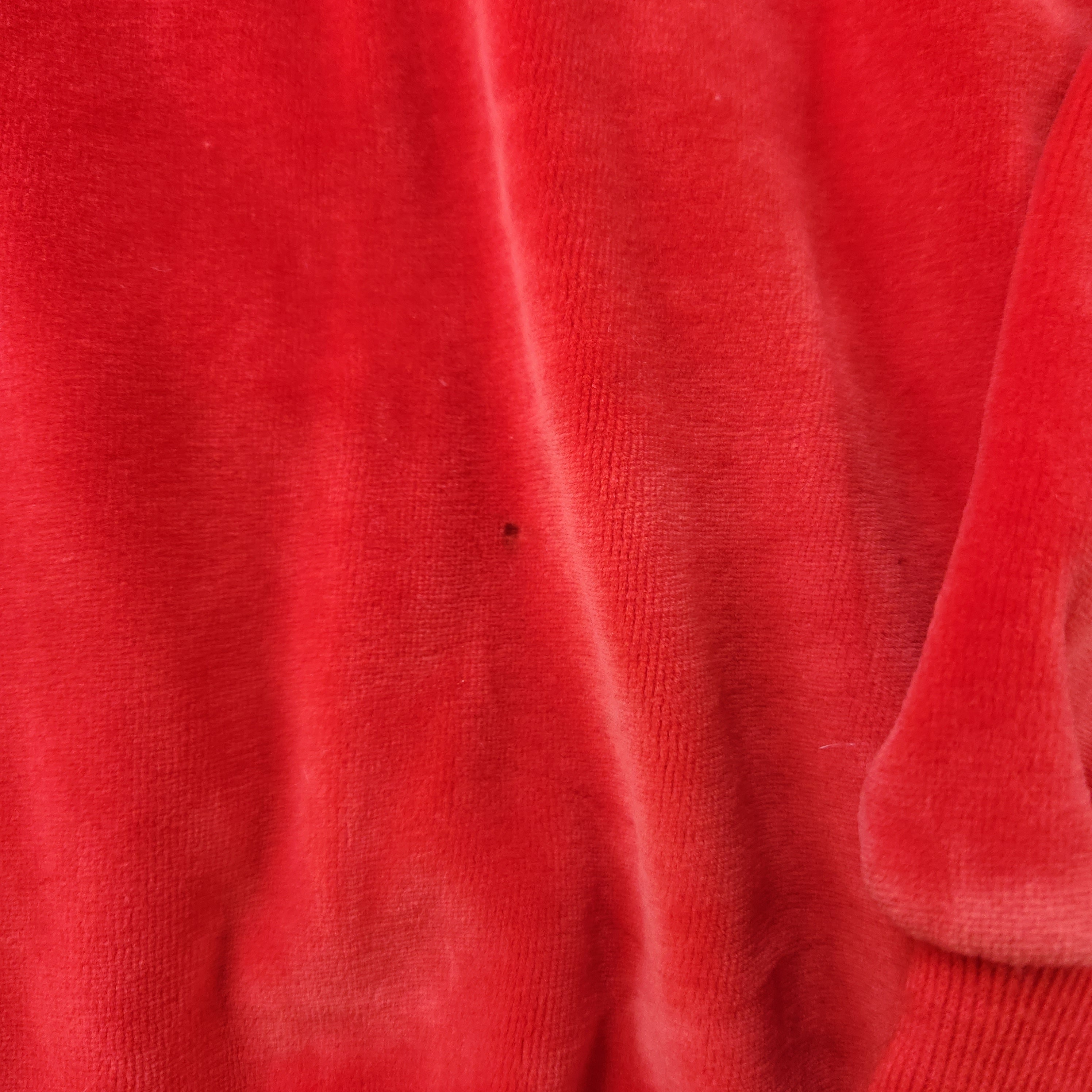Mackenzie Vintage Velour Cowlneck Sweatshirt Red and Black Size Medium  Vintage Vibes Boutique   