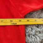 Mackenzie Vintage Velour Cowlneck Sweatshirt Red and Black Size Medium  Vintage Vibes Boutique   