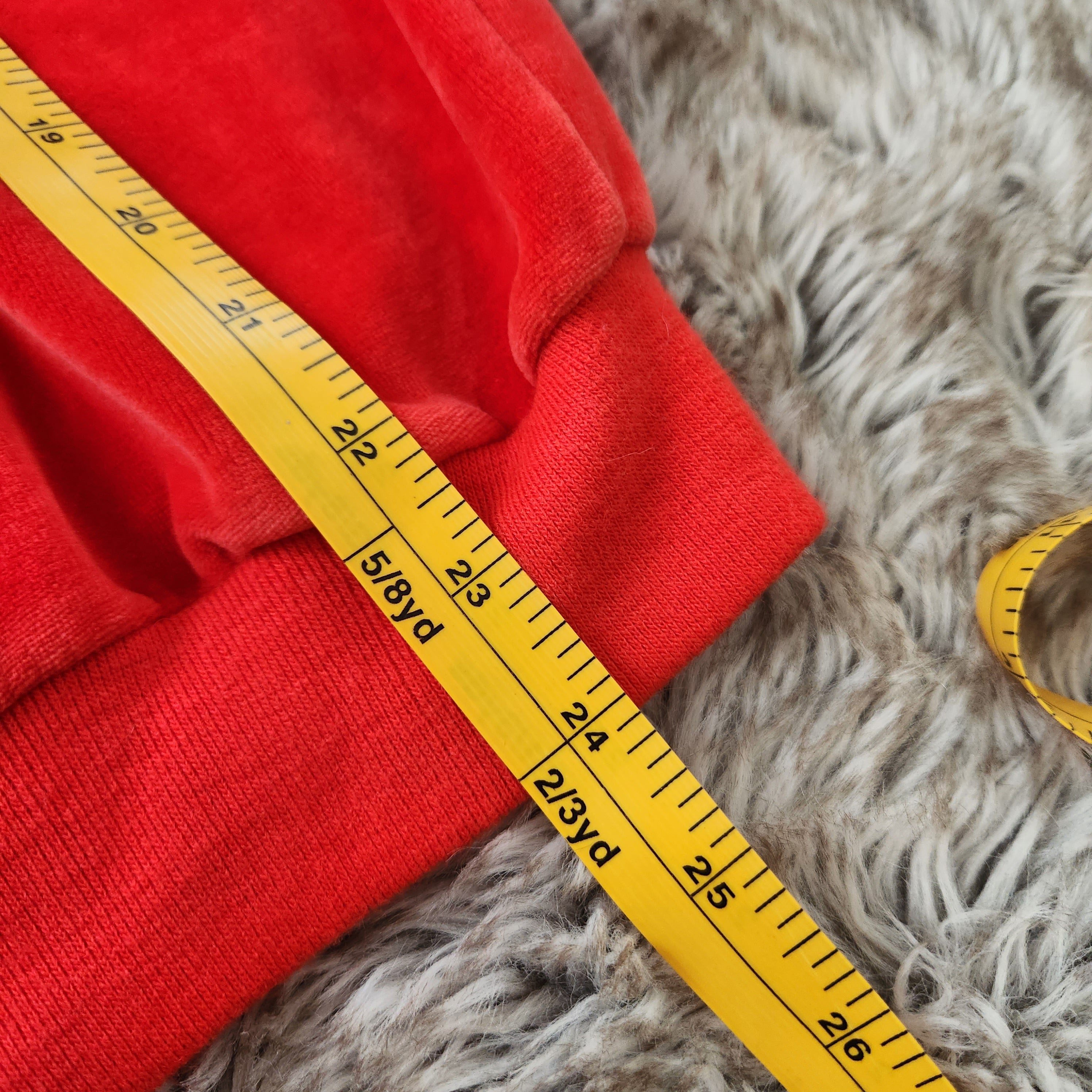 Mackenzie Vintage Velour Cowlneck Sweatshirt Red and Black Size Medium  Vintage Vibes Boutique   