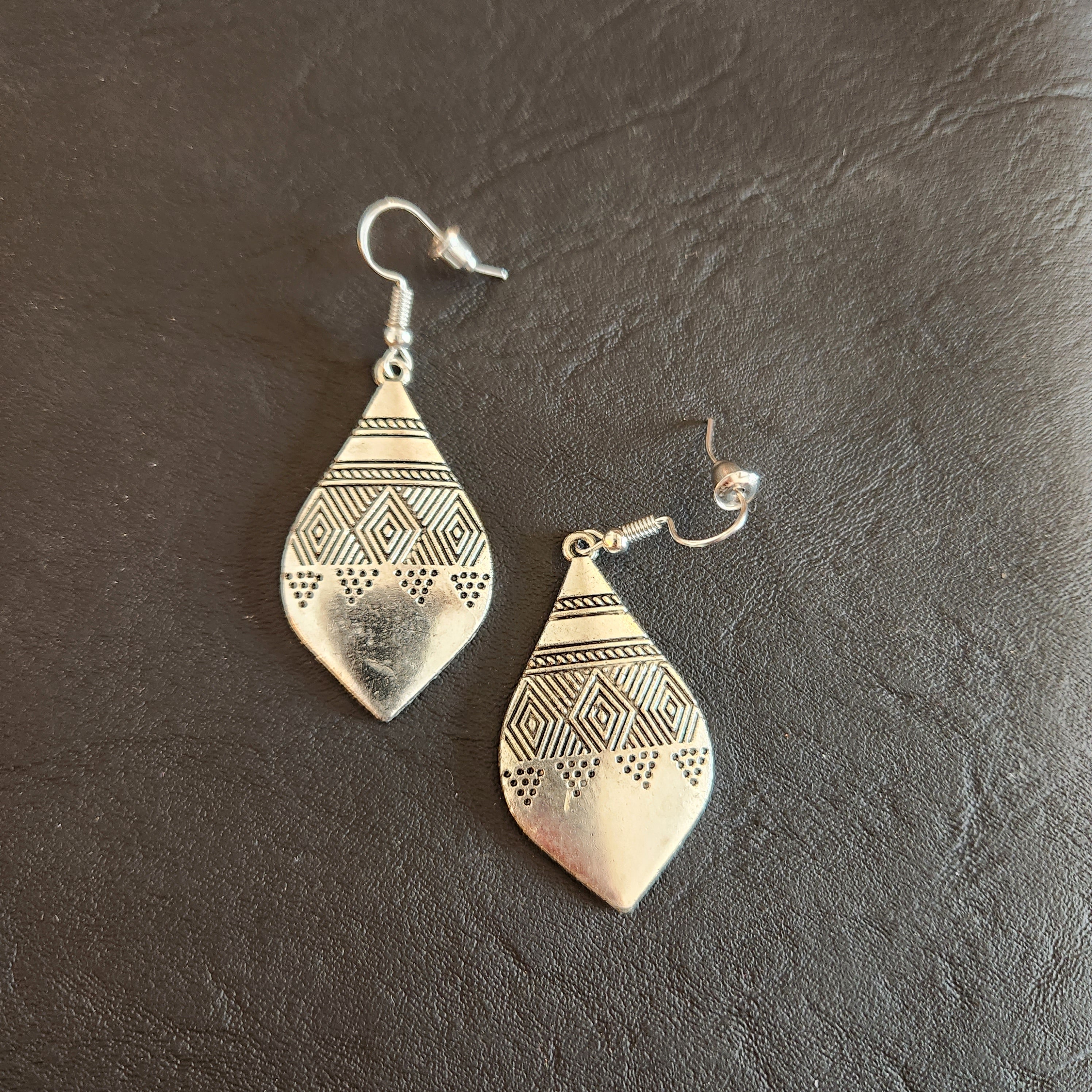 Tribal Teardrop Earrings