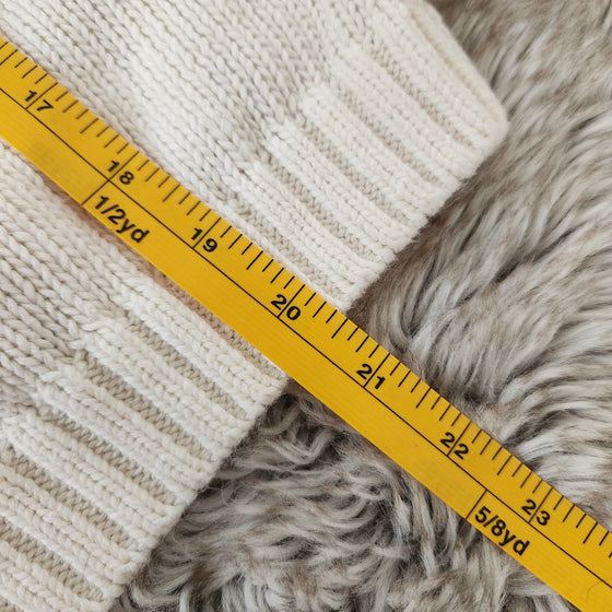 Beldoch Petites Vintage Knit Floral Turtleneck Sweater Size Small