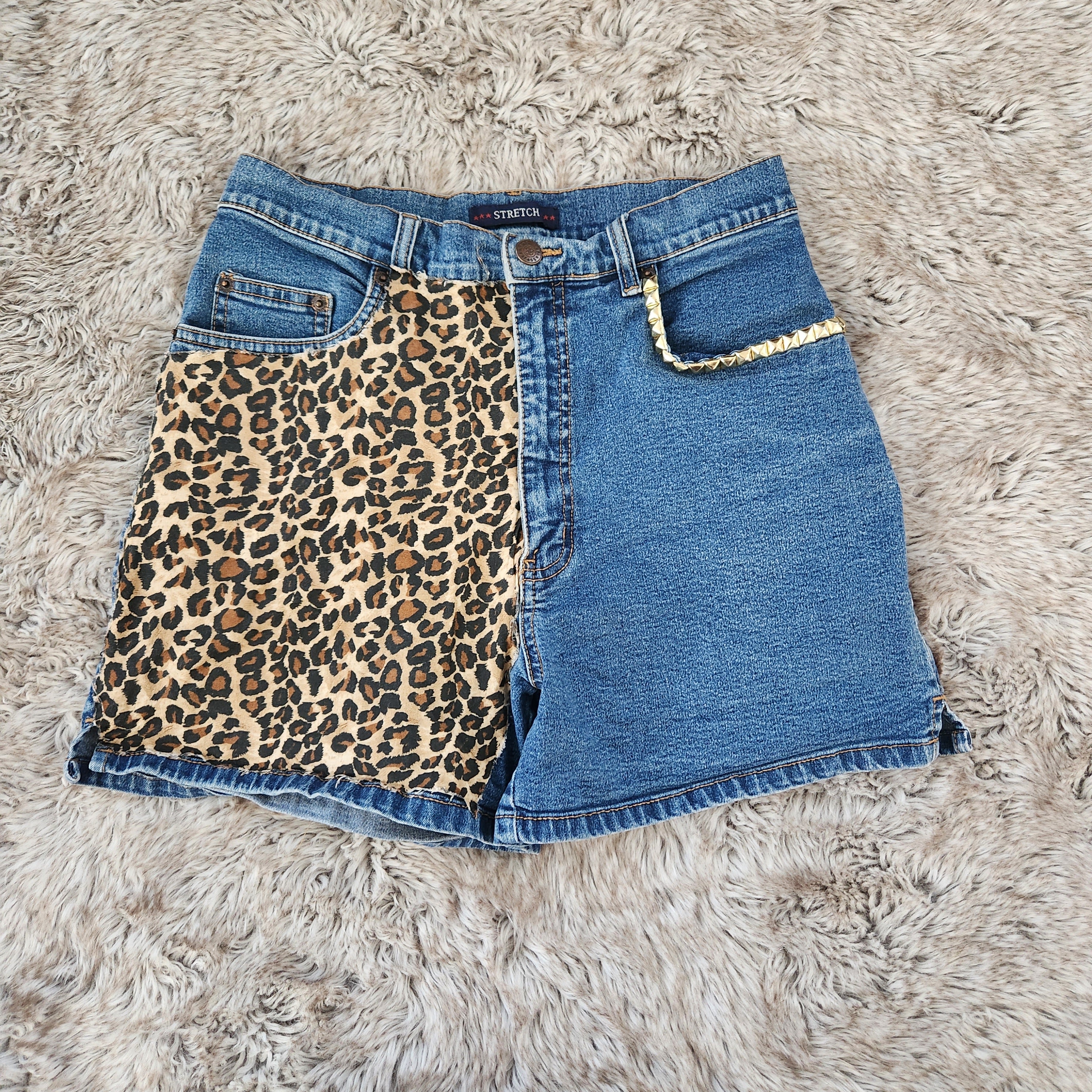 Bill Blass Jeans Vintage 1990s Upcycled Mom Shorts High Waisted Size 6