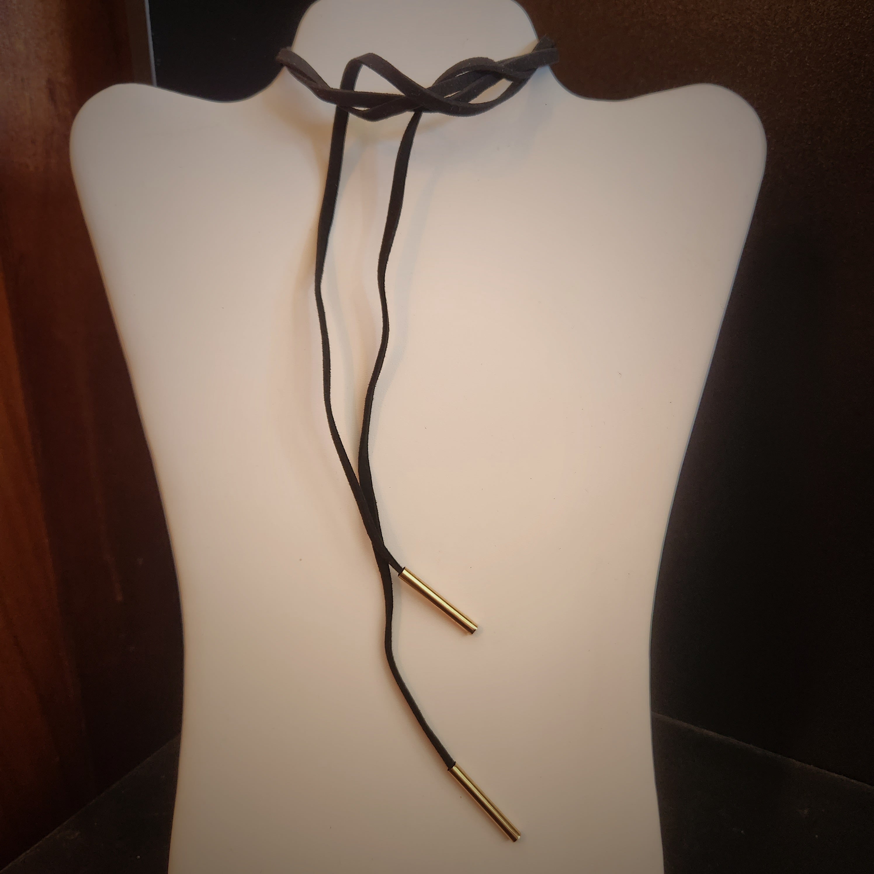 Faux Suede Wrap Choker Necklace Vintage Vibes Boutique