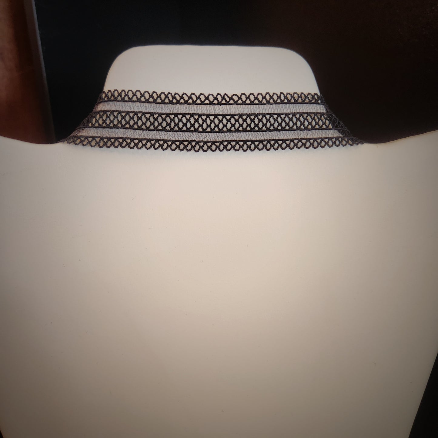 Mesh Striped Choker  Vintage Vibes Boutique   