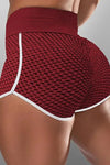 Red Honeycomb Shorts