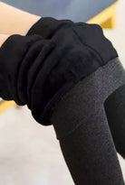 Fleece Lined Leggings Winter Accessories Vintage Vibes 607