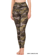 Camo Microfiber Leggings  Vintage Vibes 607   
