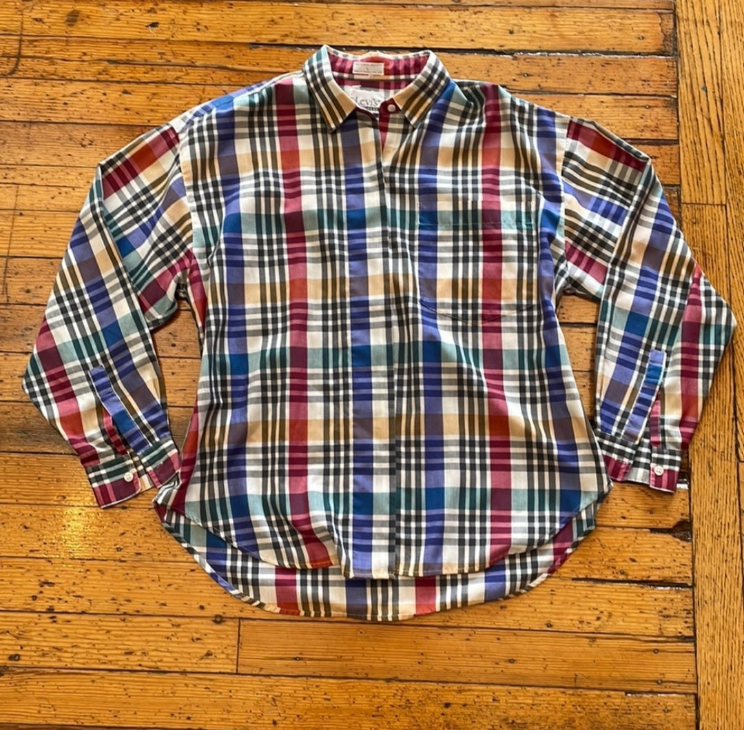 Levi's Sportswear 1970s Plaid Button Down  Vintage Vibes 607   