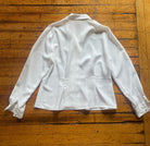 Christie & Jill Tuxedo Button Up Size 12  Vintage Vibes 607   