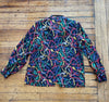 Yves St. Clair Multi-color Button Down Shirt Size 14