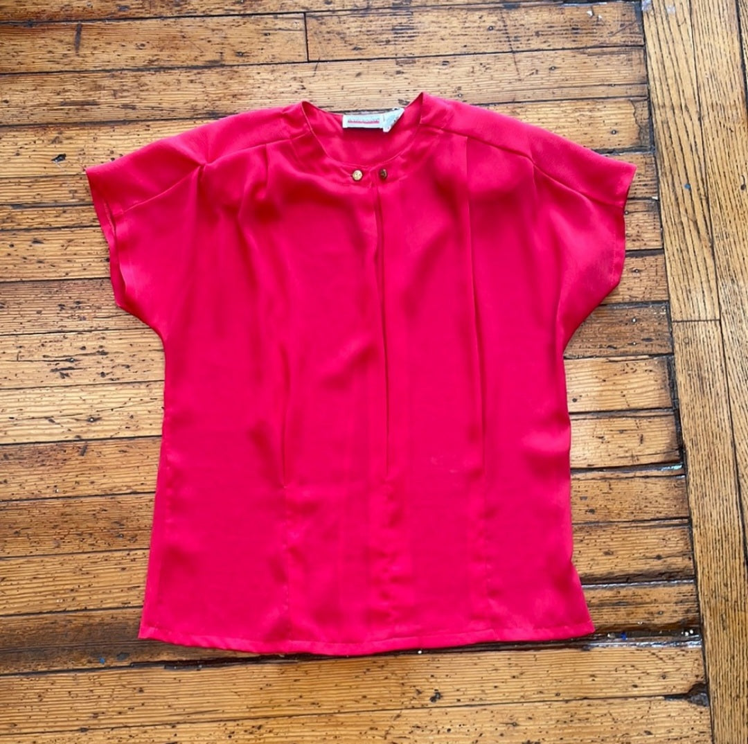 Judy Bond Short Sleeve Blouse Size 10  Judy Bond   