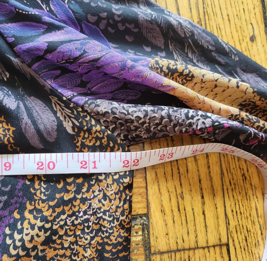 Caron Chicago Vintage Button Down Tie Neck Blouse  Vintage Vibes 607   