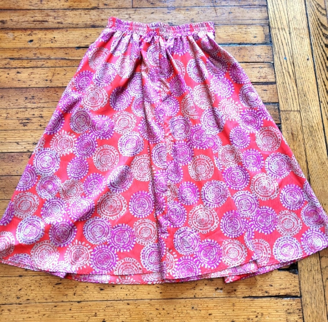 Leslie Fay Options Geometric Print Skirt  Vintage Vibes 607   