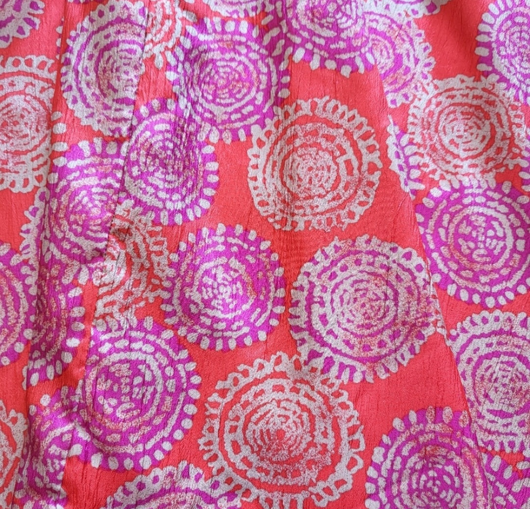 Leslie Fay Options Geometric Print Skirt