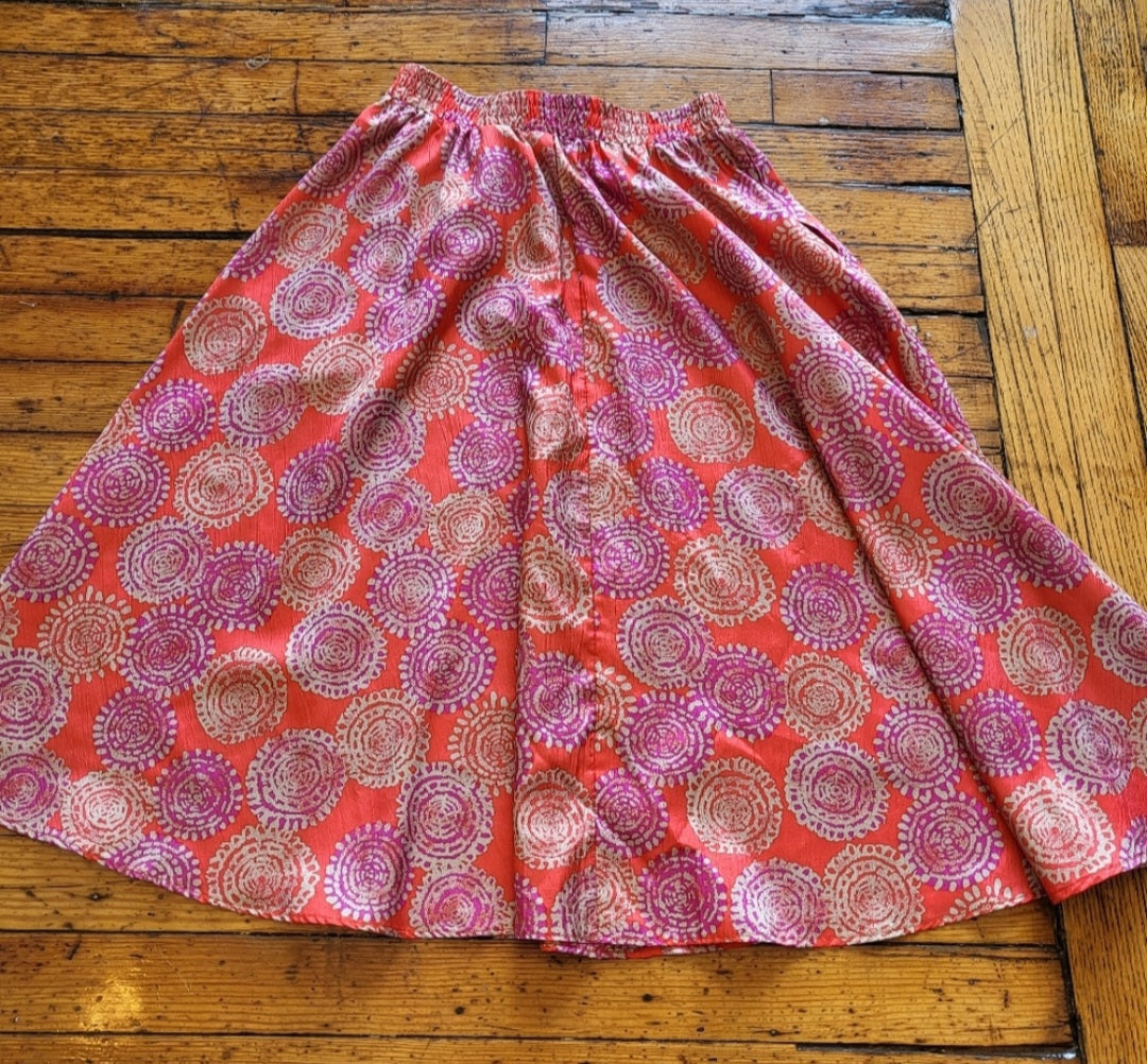 Leslie Fay Options Geometric Print Skirt  Vintage Vibes 607   