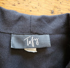 Tofy Vintage Pearl Embellished Blazer Black Size 12  Vintage Vibes 607   