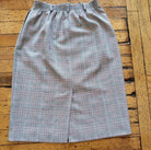 Haberdashery by Leslie Fay Glen Check Red Plaid Skirt Size 10  Vintage Vibes 607   
