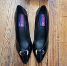 Rhythm Step Trina II Black Cone Heeled Pumps Size 8 1/2  Vintage Vibes 607   