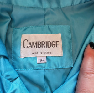 Cambridge Vintage Trench Coat Size 14