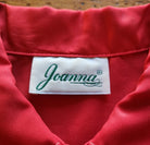 Joanna Polyester Button Down Size 8  Vintage Vibes 607   