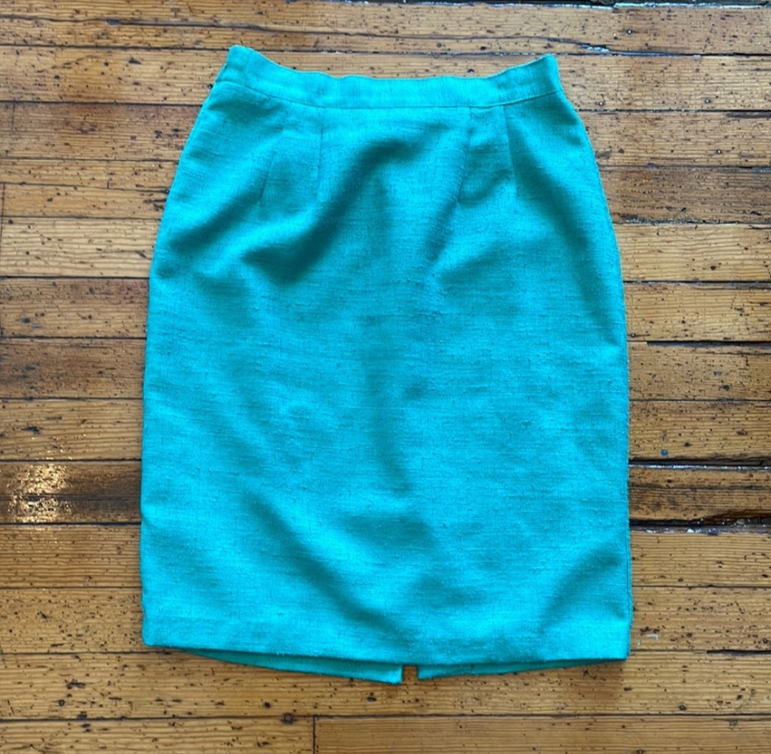 Claude Elastic Waist Midi Pencil Skirt Size 8  Vintage Vibes 607   