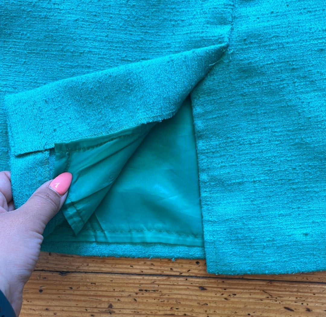 Claude Elastic Waist Midi Pencil Skirt Size 8  Vintage Vibes 607   