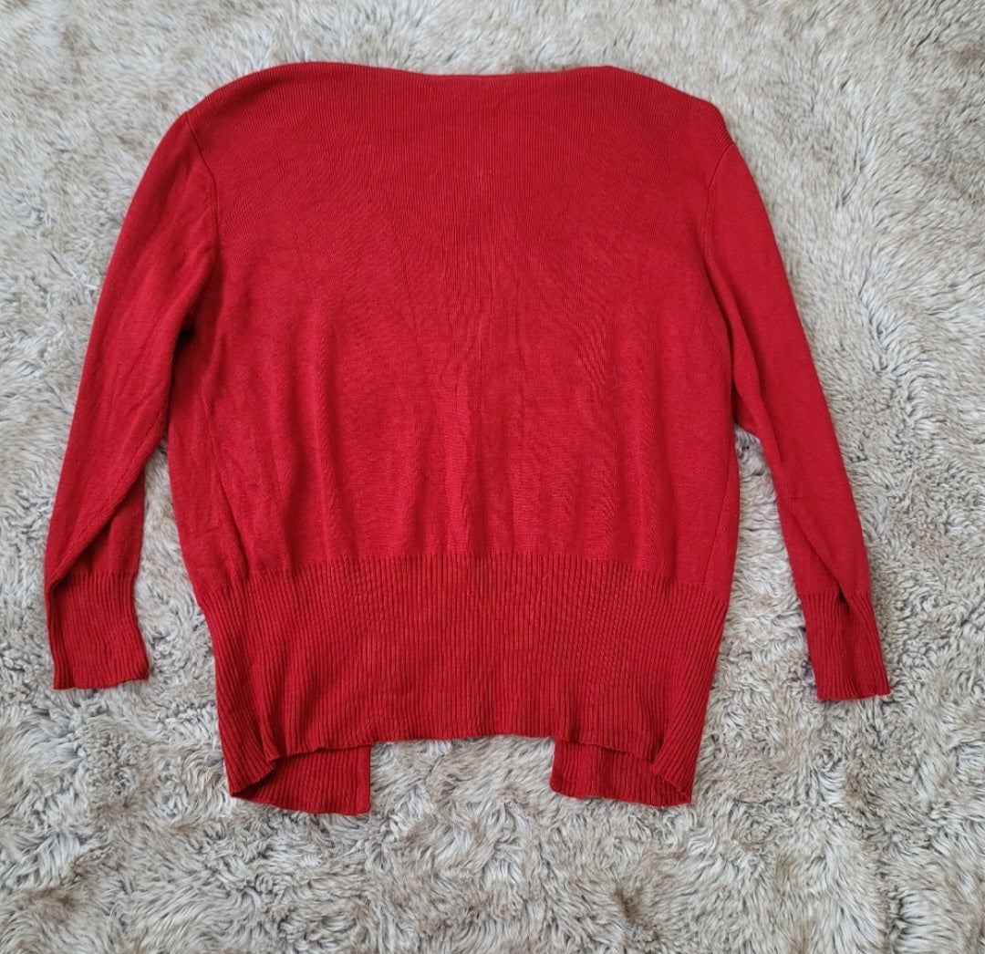 CLIO Silk Blend Cardigan Size Large