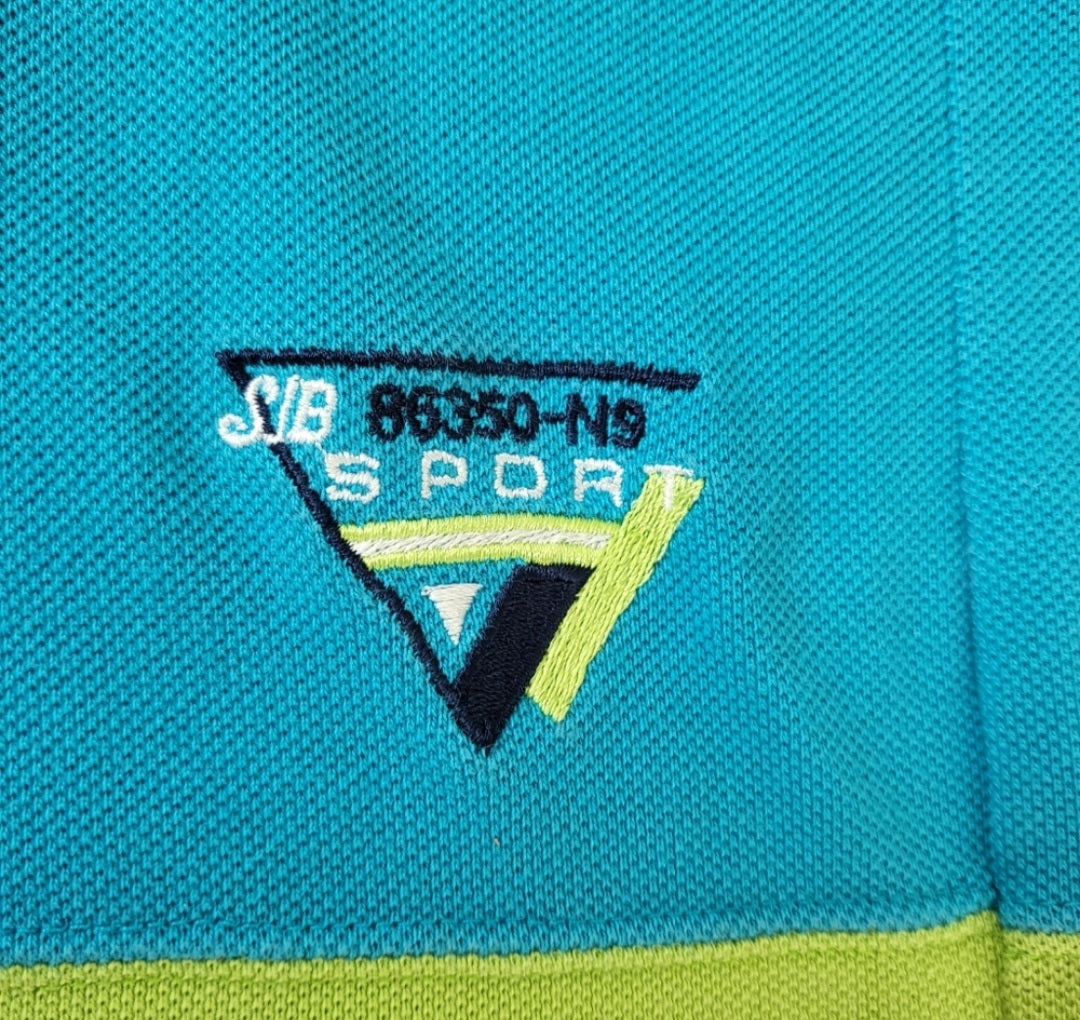 SJB Sport Striped Tee Size Small  Vintage Vibes 607   